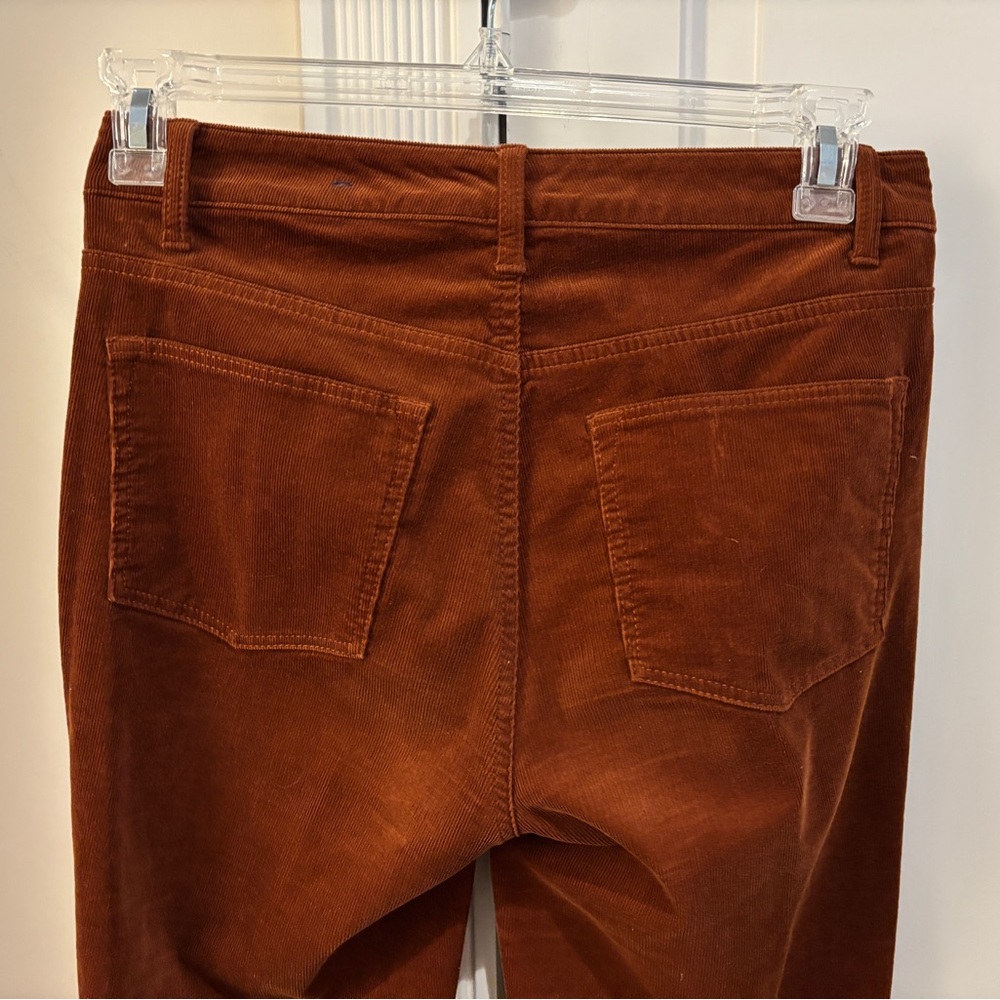 Talbots Burnt Orange Corduroy Jean Pants - Picture 3 of 5